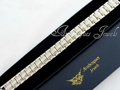 TOP QUALITÄT HERREN TITAN/MAGNET/GESUNDHEIT/SPORT/ARTHRITIS/SCHMERZ ARMBAND. ridge