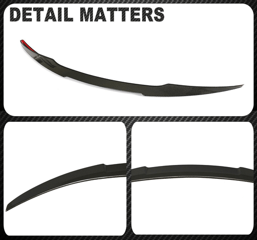 Fit for BMW E82 120i 125i 128i 135i M Coupe 07-12 Rear Trunk Spoiler Wing Carbon - Bild 12 von 14