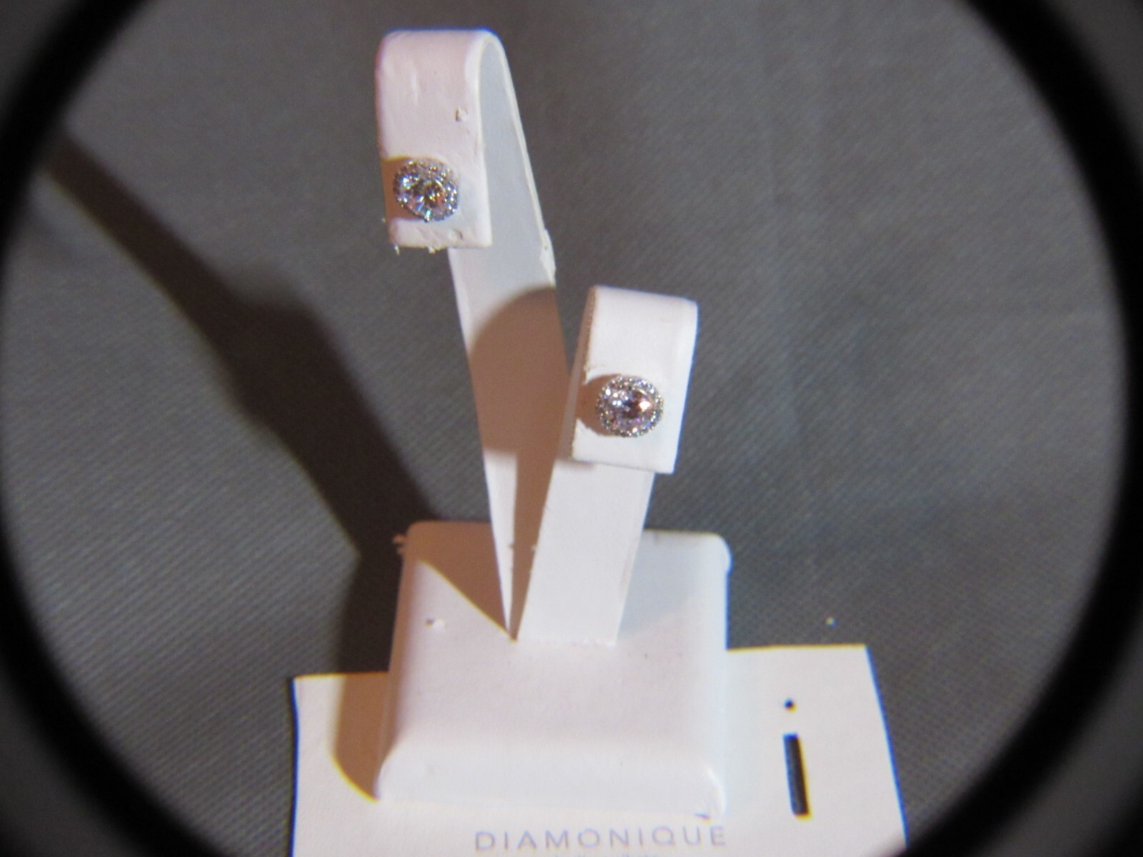 QVC Diamonique Stud Earrings eBay