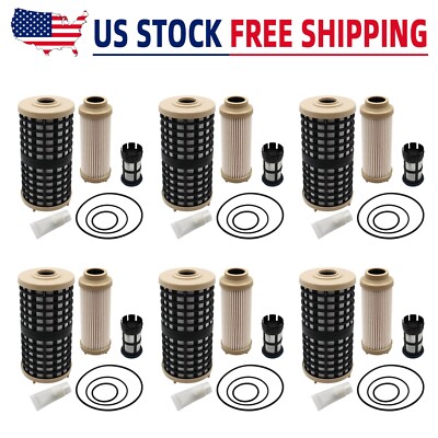 Set (6)-P5P550954 Fuel Filter Kit Replaces PF9806, 86849, 33849, KN40683, K10799