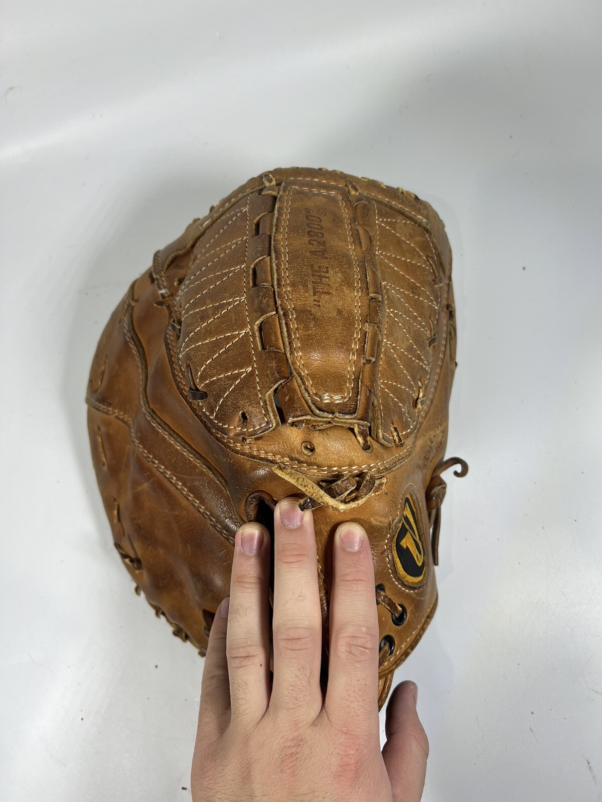 MENS RH THROW WILSON THE A2800 FIRST BASE GLOVE eBay