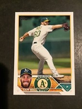2023 Topps Series 1 Sam Moll Base Card Oakland Athletics