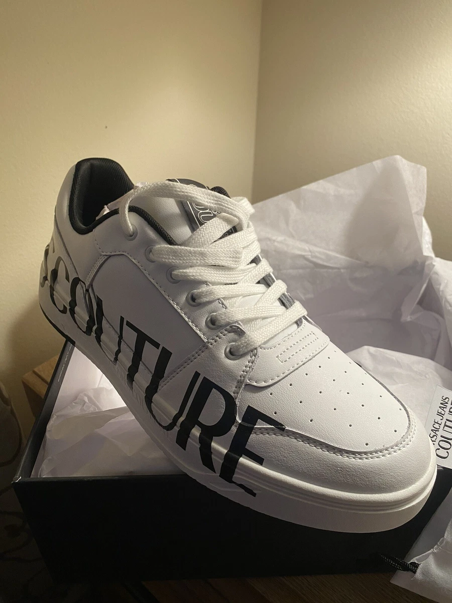 Men's Versace Jeans Couture White Sneakers NEW with Box Size 12 (45) From ( Saks)