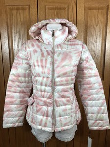 light pink winter jacket