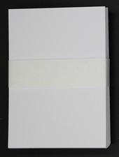 Moderationskarten Präsentationskarten in A5 A6 A7 weißer Karton blanko ab 50 Stk