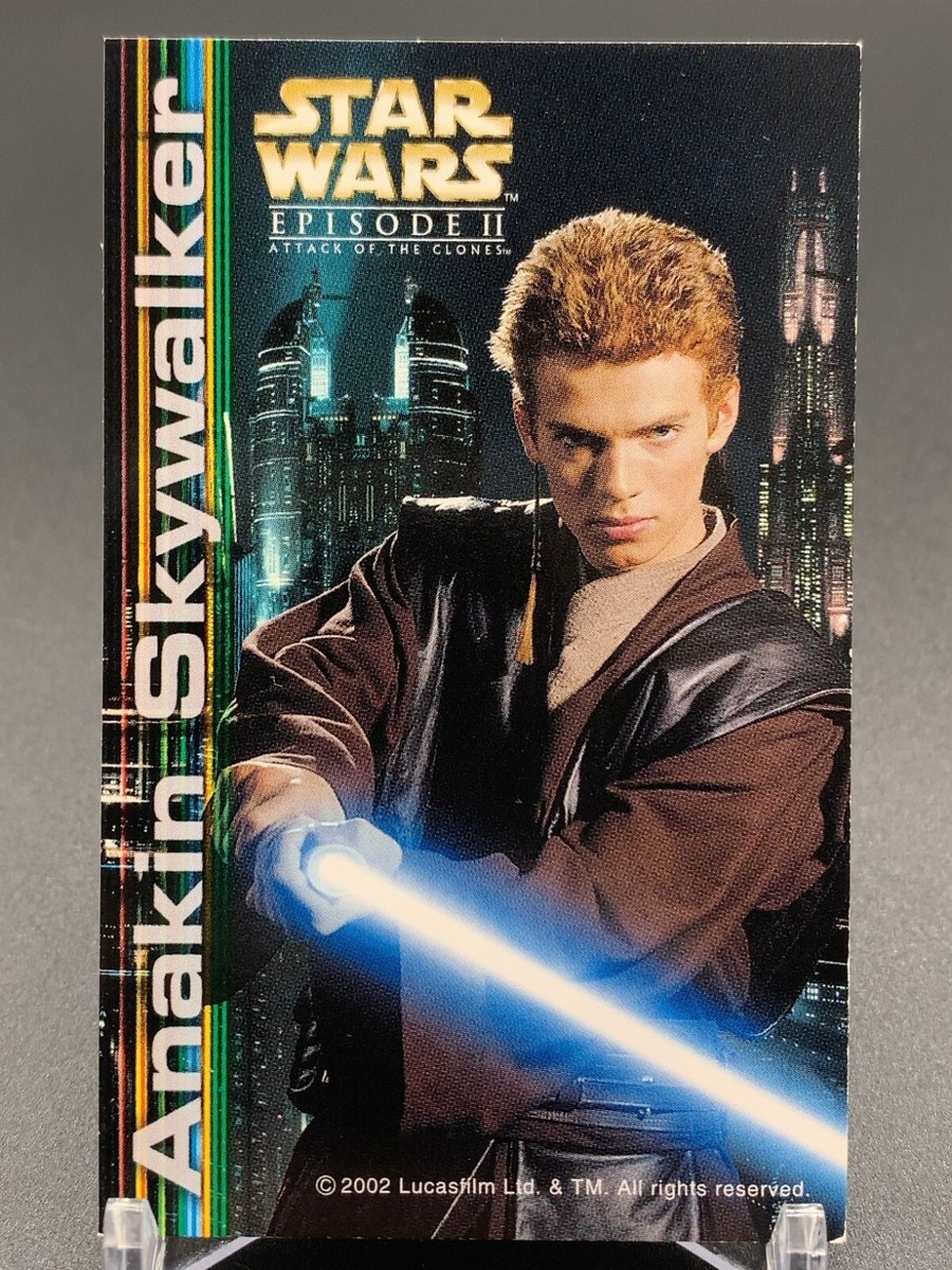 Anakin Skywalker Darth Vader Star Wars Episode 2 Card 2002