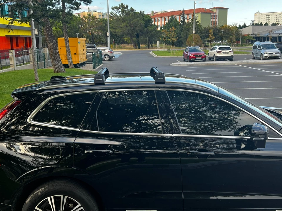 Roof Racks Cross Bars Lockable Black or Gray For Acura MDX 2014-2020 Foto 2 de 4