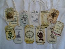 12 Anhänger-Geschenkanhänger-Tags-Vintage-Nostalgie-Weihnachten-20030