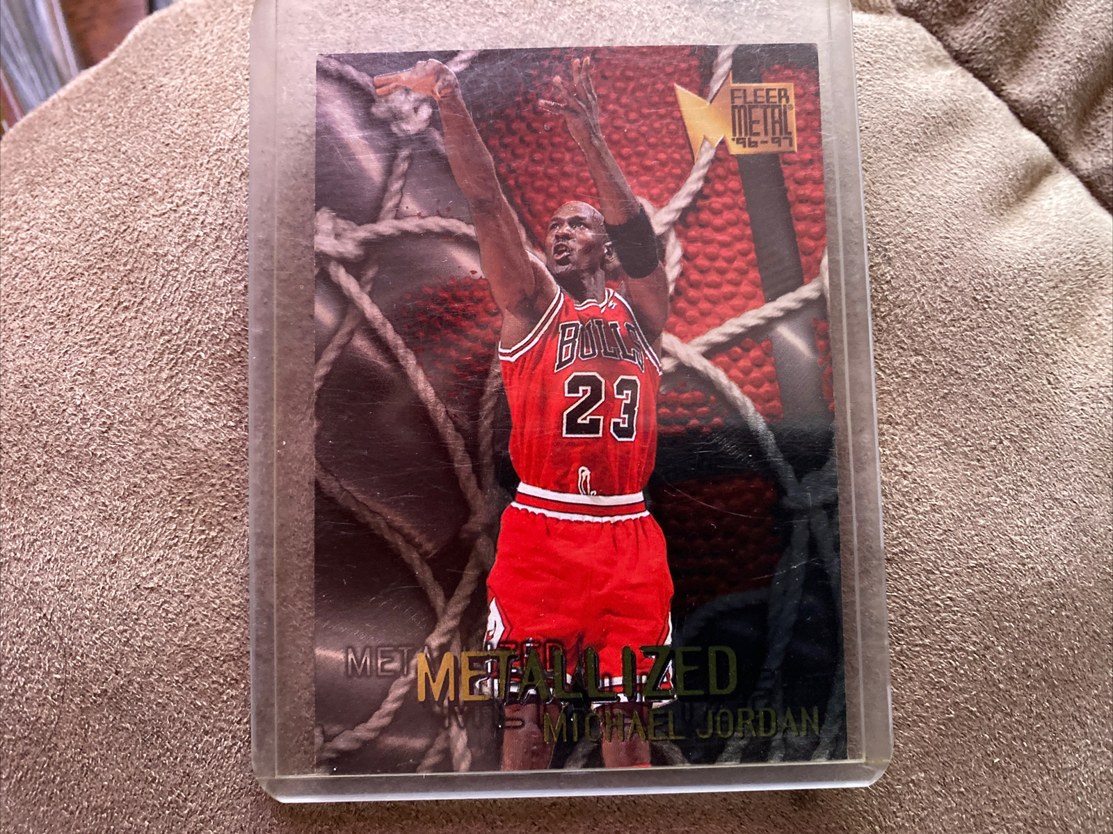 1996-97 Fleer Metal Metallized Michael Jordan #128 Chicago Bulls