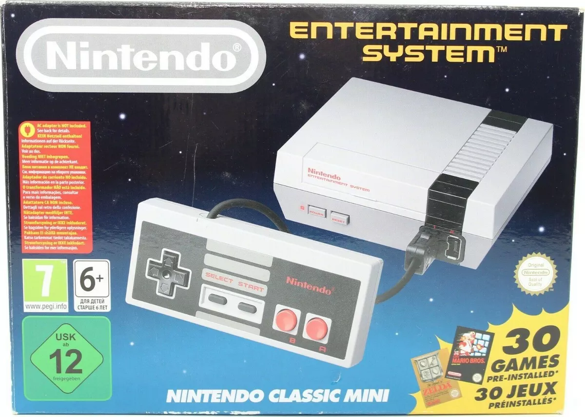 New NES Entertainment Classic Mini HDMI Console w/ 30 Games EUR | eBay