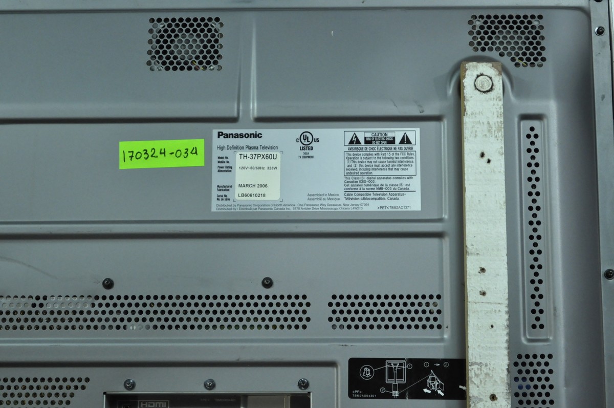PANASONIC TH-37PX60U Y Buffers TNPA3808 SU ; TNPA3809 SD | eBay