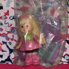 1993 McDonalds Happy Meal Totally Toy Holiday Sally Secrets Figurine Doll New