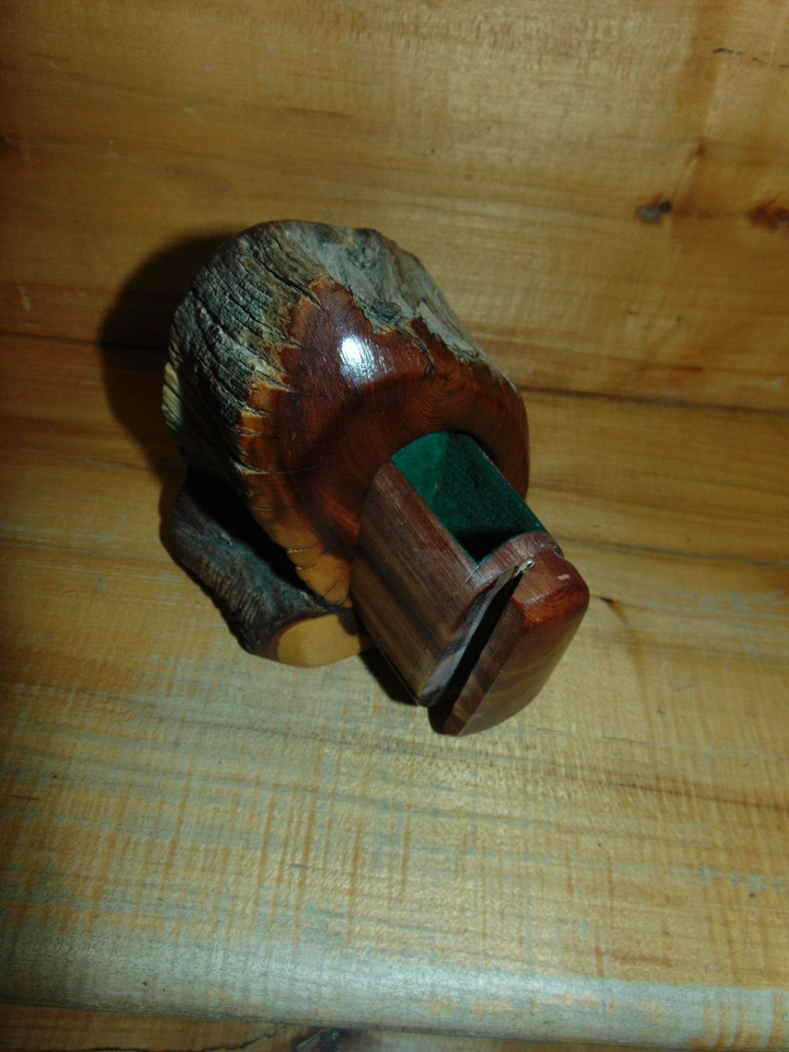Bristlecone pine cedar jewelry box hidden drawer rustic wood eBay