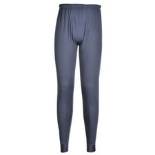 Image of Portwest Mens Thermal Baselayer Leggings Charcoal M