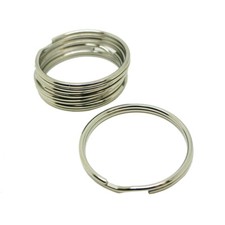 Scuba Diving 51mm Stainless Steel 2.5mm Split Ring for BCD attachment 5pc Pack