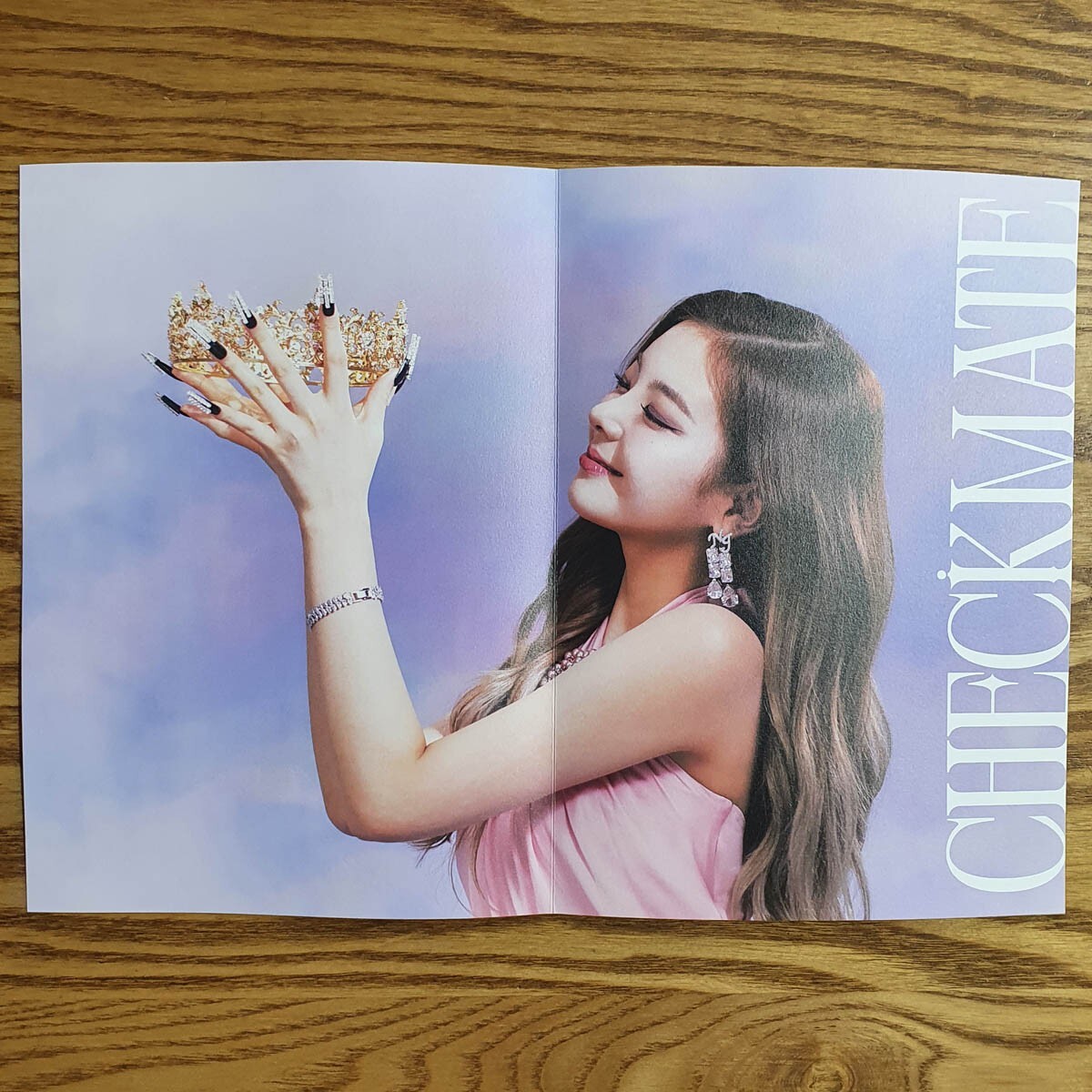 Lia Official Mini Folding Poster Itzy Checkmate Genuine Kpop | eBay