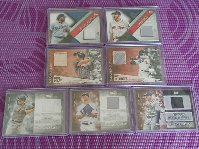 2019 Topps ML Materials Cody Bellinger Relic Card + 6 Other Relic Card (7 total)