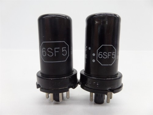 2 Stück General Electric 6SF5 Elektronenröhren