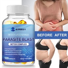 120pcs Parasite Blast Detox Complex - Anti-Parasite Support Cleanse, Body Boost
