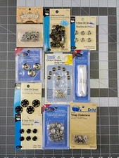 Misc. Packaged Snaps Dritz, Prym, Sewology, Scovill