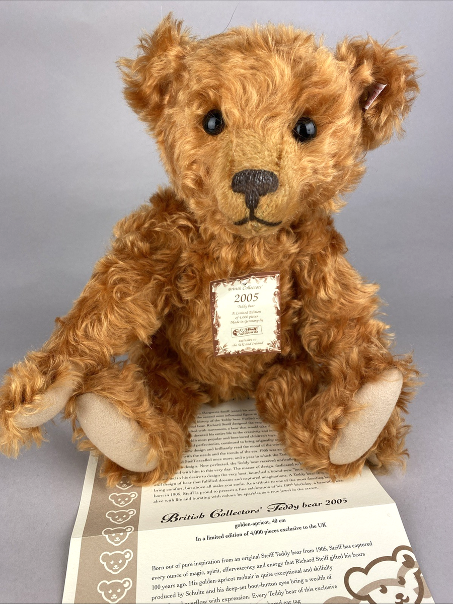 Steiff 2005 British Collectors' Bear - Limited Edition Mohair
