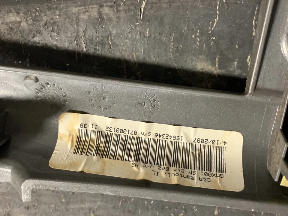 05 06 07 08 09 10 Chevrolet Cobalt tablero central radio embellecedor bisel 15274811 OEM Foto 4 de 4