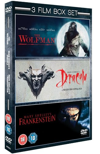 Wolfman/Frankenstein/Dracula DVD Feature Anthony Hopkins