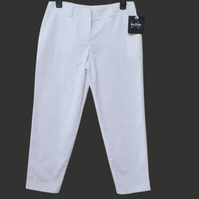ladies white dress pants By & By New Womens Casual Size 5 Waist: 30