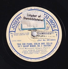 Kraus; Goldberg; Pini. Haydn (Piano trios). Parl SW 8089-94 (6). NM