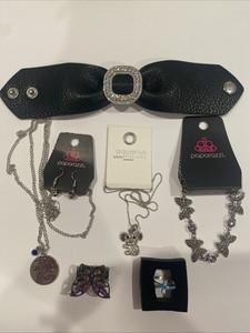 Women’s Fashion Jewelry Lot 6 Pieces Bracelet Necklace Earring Set Rings Bundle