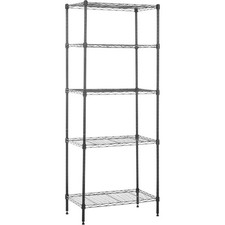 5-Shelf Adjustable, Storage Shelving Unit,Steel Organizer Wire Rack, Chrome