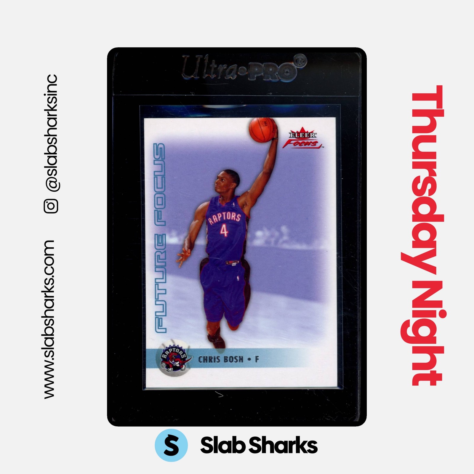 2003 FLEER FOCUS #125 CHRIS BOSH RC ROOKIE /499