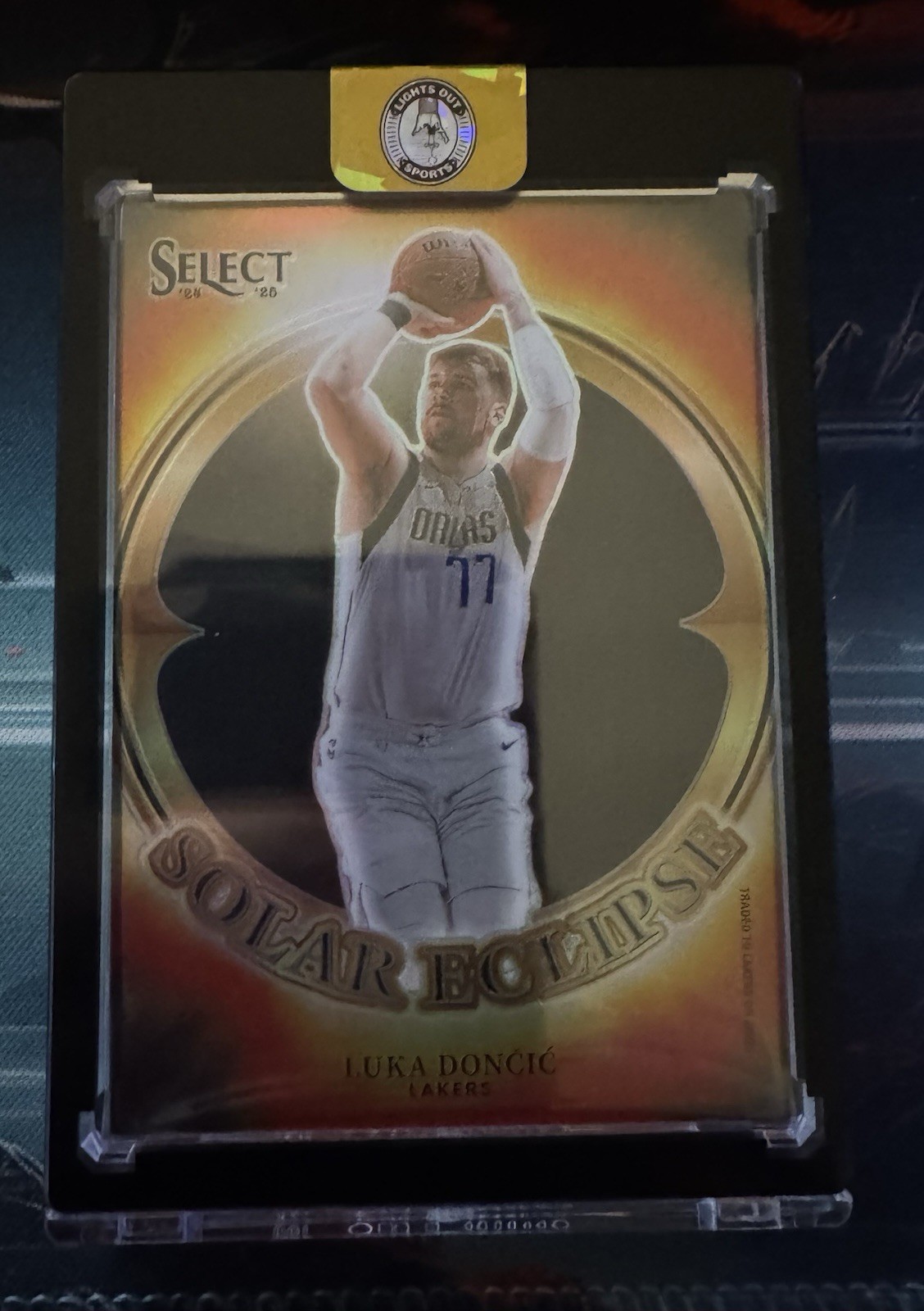 LUKA DONCIC (Lakers) * 2024-25 Select Basketball * Case Hit SOLAR ECLIPSE