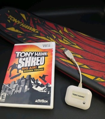 Nintendo Wii Tony Hawk Wireless Skateboard, Tony Hawk Shred, Dongle Activision