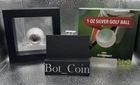IconMint 2023 Samoa Silver 1 oz Round Golf Ball Design Bullion. No COA
