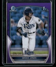 2023 Bowman Brock Jones Chrome Prospects Purple /250 #BCP-115