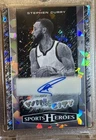 STEPHEN CURRY AUTO CARD!🔥 SP #7/20! 2025 LEAF SPORTS HEROES WIN CITY CRYSTAL💪