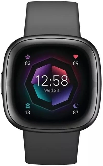Reloj inteligente Fitbit Sense 2 salud y fitness - talla única - gris/grafito Foto 2 de 4