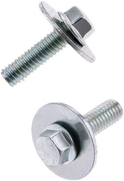 Bolt MC Hardware Hex-Head Flange Nuts with Fender Washers - M6-1.0x20 024-11626