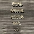 Vintage FRANKLIN MINT Worlds Greatest Locomotives Pewter Trains F 85 ~ LOT OF 5