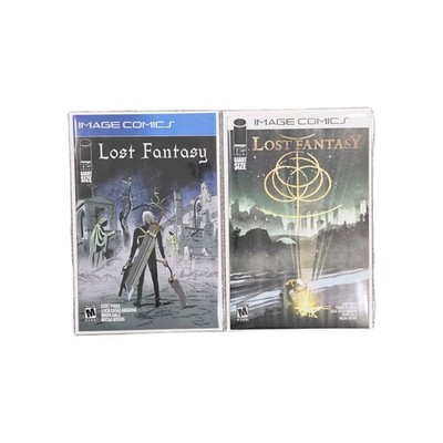 Lost Fantasy 4 & 7 Cover B Alex Diotto Bloodborne Homage Elden Ring Homage Image