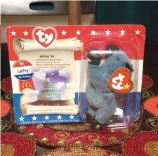 lefty the donkey beanie baby 1996