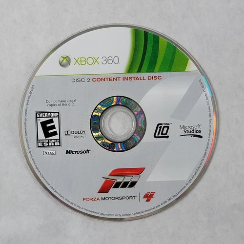 Forza Motorsport 4 Disc 2 content install Microsoft Xbox 360 Loose Disc