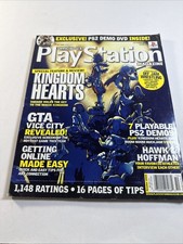 Playstation Magazine: Issue 61 October 2002 (Kingdom Hearts) NO DISC Has Posters