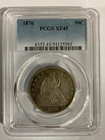 1876 Liberty Seated Half Dollar 50C PCGS XF45 54125593