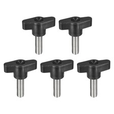 5Pcs Metric 304 Stainless Steel Clamping Screw Knob T Shape Thumb Screws M8x25mm