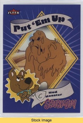 2024 Fleer Scooby Doo Put 'em Up! Stickers Mud Monster #50 READ r6v
