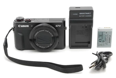 Canon PowerShot G7 X Mark II 20.1MP Black Digital Camera