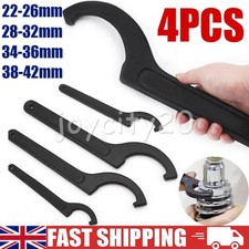 4pcs Hook Wrench C Spanner Adjustable Square Spanner for Bike Motorcycles Repair