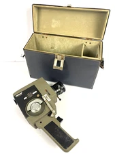 Crown 8 Model E II Movie Camera, Vintage with Case Untested READ